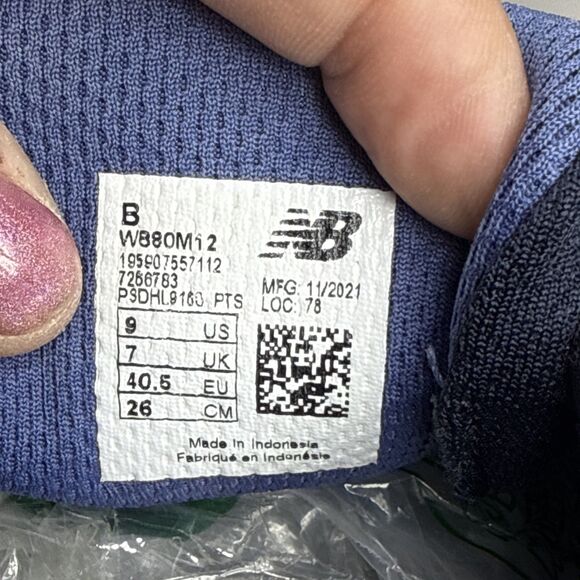 (P5) New Balance Womens 880 V12 W880M12 Blue Pink Running Shoes Sneakers Size 9 - Picture 13 of 13